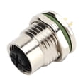 thumbnail image 4 of 4 Uds M12 aviación 4 núcleos tipo A enchufe 4 pines Panel hembra conector de enchufe electrónico para sensores actuadores, 4 of 8