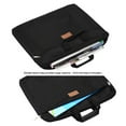 thumbnail image 2 of Bolsa de archivos con cremallera y portadocumentos de doble capa de gran capacidad con, 2 of 8