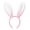Multicolored, variant on Lavender with White Lining Bunny Ears Adult Halloween Accessory