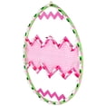 thumbnail image 6 of Northlight Lighted Chevron Stripe Easter Egg Window Decoration - 17" - Green and Pink, 6 of 10