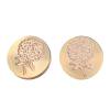 Cuadros Decorativos Cabeza de sello de sellado de cera de flor de hierba Sellos de cobre redondos sin mango (ZR006) DQrwqpou Nuevos Originales