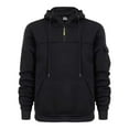 thumbnail image 2 of TOWED22 Quarter Zip Hoodies for Men Oversized Pullover Loose Fit Sweatshirt with Kangaroo Pocket(Black,XL), 2 of 8