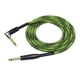 thumbnail image 3 of Cable para Instrumentos Kirlin Verde Negro Onda 20 Pies 1/4 Pulgadas Ángulo Recto a Recto, 3 of 3