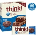 thumbnail image 4 of (6 Pack)Think! Thin Brownie Crunch High Protein Bars, 5/21 oz., 4 of 6