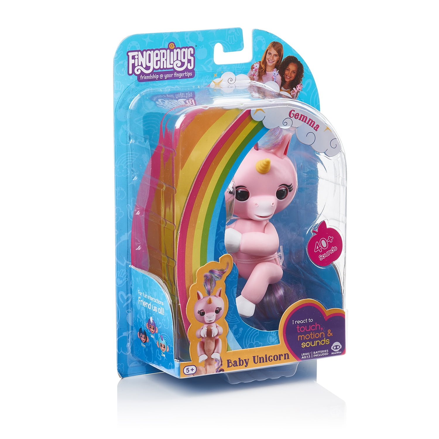 Fingerlings Bébé Licorne Rose Gemma : : Jeux et Jouets