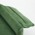 thumbnail image 6 of 38" Oversized Chenille Upholstered Armchair, Overstuffed Deep Seat Lounge Chair with Thick Cushions, Modern High Back Reading Accent Chair for Living Room, Bedroom, Office, Dorm, Green, 6 of 7