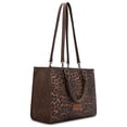thumbnail image 4 of Wrangler Large Tote Bag for Women, Western Purse Work Shoulder Handbag with Crossbody Strap, Coffee, 4 of 6