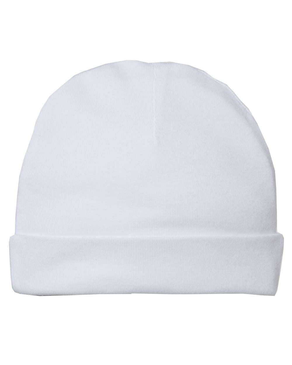 1 White & 1 White and Mint 3 x Medium Premature Baby Hats 1 Mint 