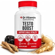 Testosterone Booster for Men with Tongkat Ali and Ashwagandha, 120 Capsules