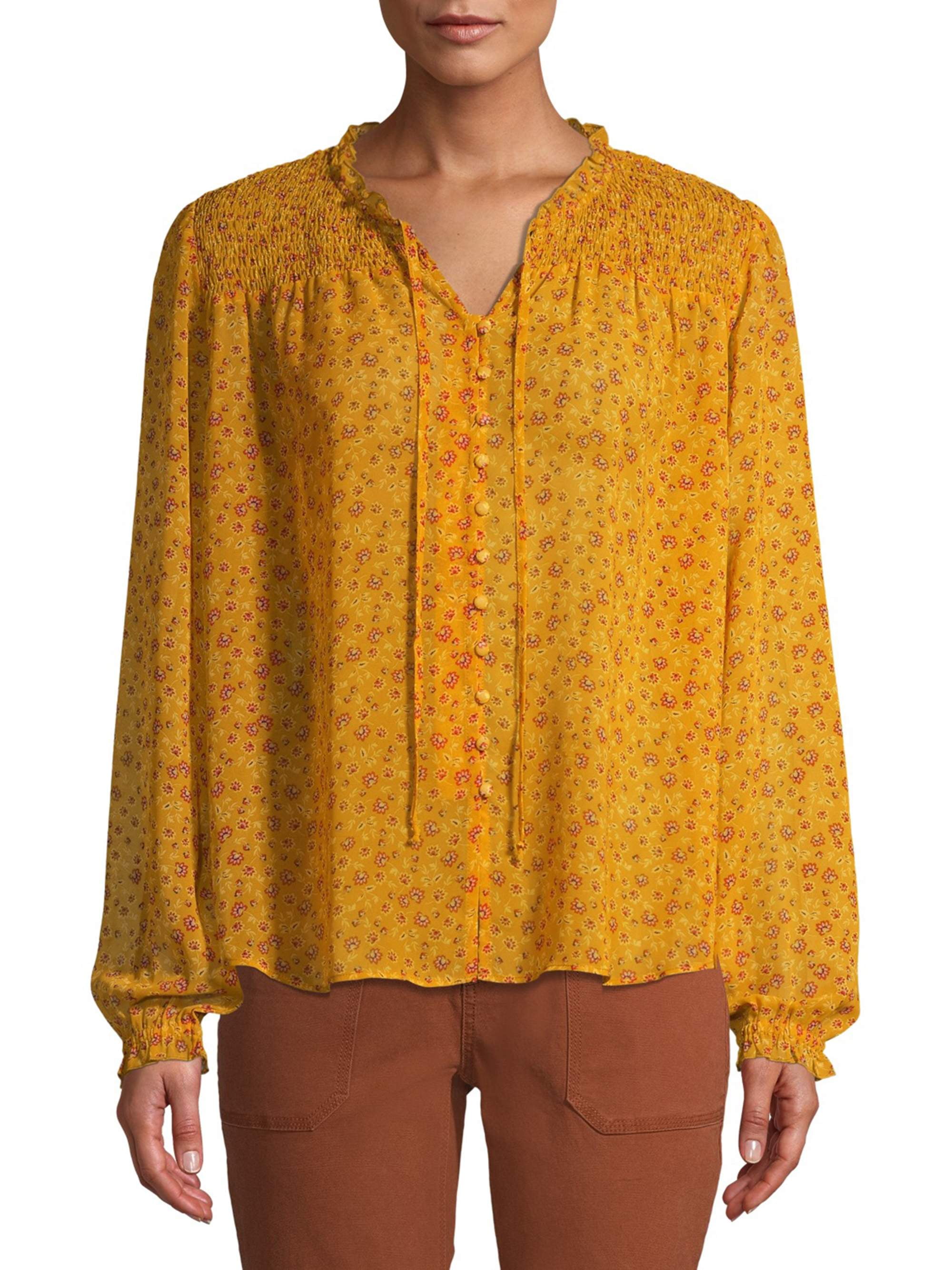 time and tru peasant top