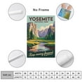 thumbnail image 2 of Inspirational Yosemite National Park Retro Travel Motivational Wall Art Poster Decor for Study Office Lounge Canvas Poster, 2 of 8