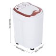 110V Mini Family Portable FullAutomatic Laundry Washer Spinner Washing
