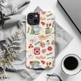 thumbnail image 6 of Christmas Pattern Phone Case with Christmas Cookies, Mixer, Rolling Pin, Teapot & Festive Decorations, Cute Winter Kitchen Pattern Cover for iPhone 16 15 14 13 12 11 Pro Max Mini, 6 of 6