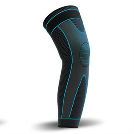

Ameiqe Men s Elastic Knee Brace Stable Support Adjustable Healing Knee Pads for Sports(Lake Blue L)