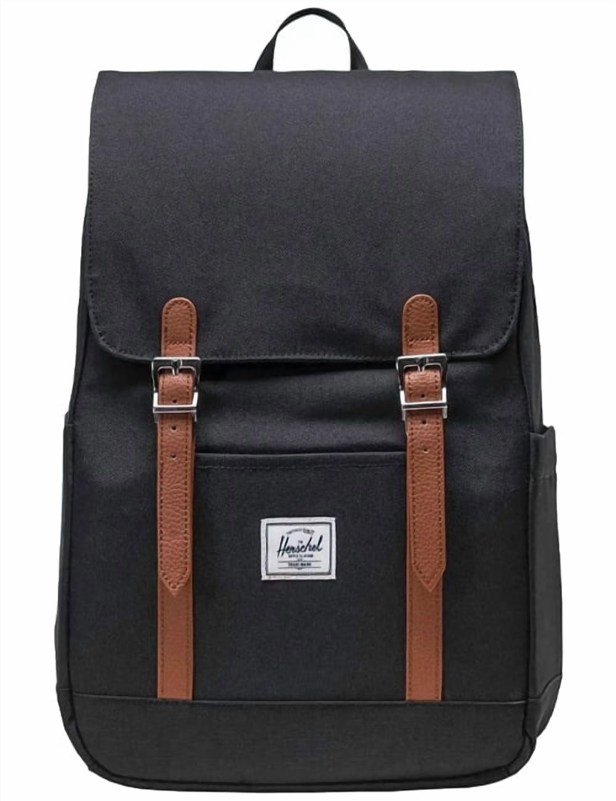Herschel Little America Laptop Backpack, Black/Tan Synthetic Leather,  Mid-Volume 17.0L Mid-Volume 17.0L Black/Tan Synthetic Leather - Walmart.com