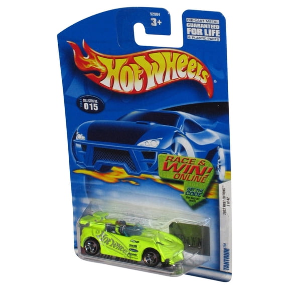 Hot Wheels 2002 First Editions Mattel Green Tantrum Die-Cast Toy Car #015