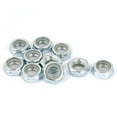 thumbnail image 1 of Unique Bargains M12x1.25mm Zinc Plated Nylock Self-Locking Nylon Insert Hex Lock Nut 10pcs, 1 of 2