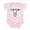 Petal Pink, variant on CafePress - I'm With The Band Infant Bodysuit - Baby Light Bodysuit, Size Newborn - 24 Months