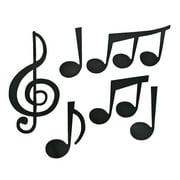 Fun Express - Music Note Cutouts for Mardi Gras - Party Decor - Wall Decor - Cutouts - Mardi Gras - 12 Pieces