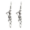 thumbnail image 3 of Xihbxyly Pendientes de Calavera, Colgante con Borla Estilo Punk de Moda, de Aleación, Diseño Ligero, Joyería Única y Llamativa, Accesorio Informal para Salir Por La Noche, Accesorio de Moda para Muje, 3 of 7