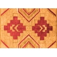 thumbnail image 1 of Ahgly Company Indoor Rectangle Abstract Orange Modern Area Rugs, 2' x 3', 1 of 4