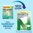 thumbnail image 3 of Nicorette Nicotine Gum, Stop Smoking Aids, 2 Mg, Spearmint Burst, 160 Count, 3 of 10