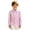 F171-Pink, variant on FYDUU Kids Boys Girls Long Sleeve Striped Shirt Turndown Collar Button Down Shirts Fall Back To School Shirt Formal Children's Tops 3-4 Years