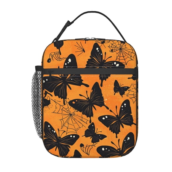 Halloween Lunch Box Reusable Portable Lunch Bag Tote Bag for Work Picnic Hiking