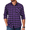 Purple & Black, variant on COOFANDY Mens Button Down Long Sleeve Shirts Jacket Slim Fit Flannel Shirt Casual Plaid Shirt