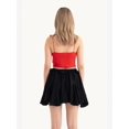thumbnail image 2 of High Waist Pleated Mini Skirt with a Waist Detail, 2 of 5