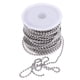 thumbnail image 4 of 1 Rollo de 12 Metros, Cadena de Bolas de de Acero Inoxidable, Suministro de Fabricación de Joyas para Bricolaje Soledad Cadena de cable de acero inoxidable, 4 of 7