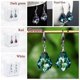 thumbnail image 2 of Colorful Crystal Zirconia Geometric Water Drop Shape Drop Earrings High-quality Classic Jewelry Accessories Earrings For Women----6--Product code 730 6, 2 of 5