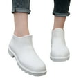 thumbnail image 5 of EHQJNJ Insulated Rain Boots Women Women's Solid Color Fashion Short Tube Water Proof Non Slip Rain Boots Rain Boots Women Ankle Ankle Rain Boots for Women Comfy, 5 of 7