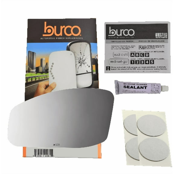 Fits 2003-2009 350Z Left Driver Mirror Glass Lens w/Adhesive USA