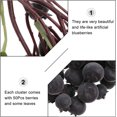 thumbnail image 3 of Arándanos artificiales Cuerda Fruta falsa Simulación Arándanos Decoración Realista Fruta Colgando Pinchos Adorno JAMW Sencillez, 3 of 5