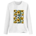 thumbnail image 4 of Pompotops T-shirt Décontracté Imprimé à Manches Longues et Col Rond pour Femmes, 4 of 7