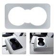 thumbnail image 4 of ABS Chromed Rear Row Cup Holder Decoration Cover Trim Fit for Land Rover EVOQUE 2020, 4 of 9