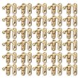 thumbnail image 2 of 30Pcs Small Box Latch Hasps Antique Right Latch Hook Hasp Retro Style Iron Latch Hook Hasp for Jewelry Gift Replacement Screws Antique Right Latch Hook Hasp, 2 of 7