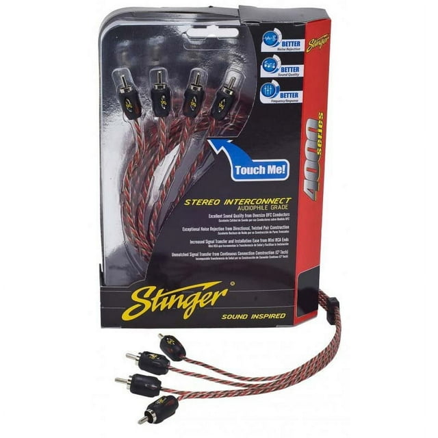Aamp Of America SI4220 2 - Channel 4000 Series Rca Interconnect Cable- 20 ft.