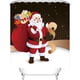 thumbnail image 2 of Juego de 4 piezas de decoraciones navideñas para baño, funda para asiento de inodoro, alfombra, cortina de ducha, juego de Papá Noel, alce, muñeco de nieve, decoración para baño, 2 of 8