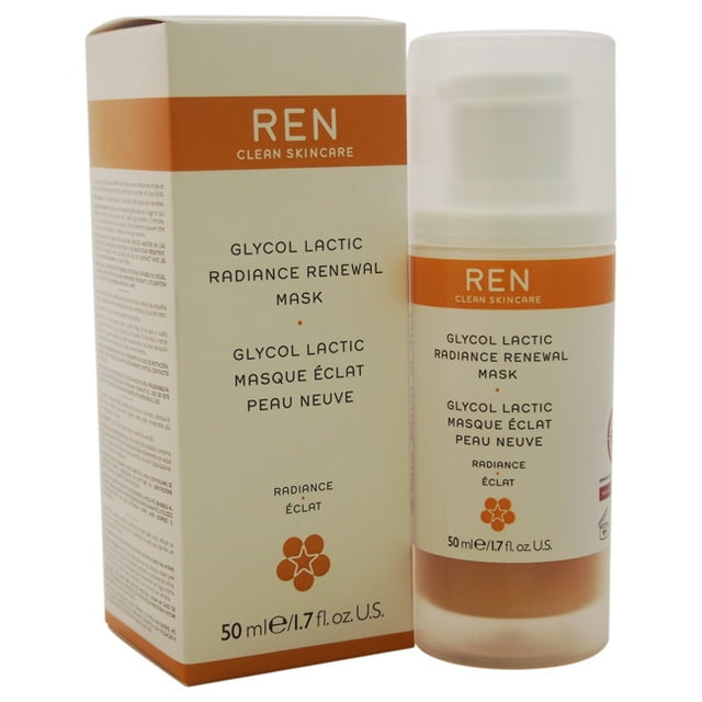 Glycol Masque RENouvellement Éclat Lactique par REN pour Unisexe - Masque 1.7 oz