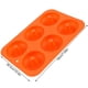 thumbnail image 3 of Toystoory Molde para hornear de silicona Donut Muffin pastel de chocolate molde Pan galleta Cupcake Naranja, 3 of 6
