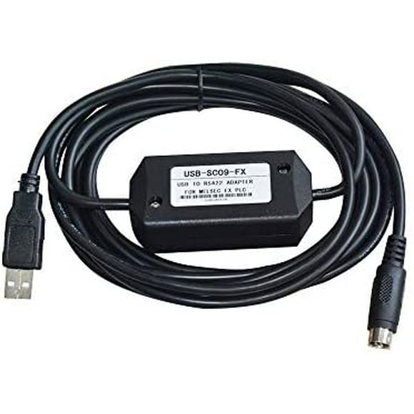 Washinglee USB PLC Programming Cable for Mitsubishi FX Series, for Taiwan Shilin AX Series, for USB-SC09-FX