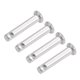 thumbnail image 5 of Pasadores de clevis de un solo agujero Uxcell 4mm x 20mm cabeza plana de acero inoxidable 304 pin de bisagra 4Pcs, 5 of 5