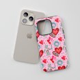 thumbnail image 3 of Robot Design For All iPhone Series Tough Phone Case Cute Cartoon Pink, 3 of 7