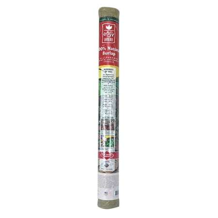 3101 Natural Burlap - 3-Foot x 24-Foot, 100% natural burlap; Helps seeds germinate by holding in moisture and preventing wash-away By Easy Gardener