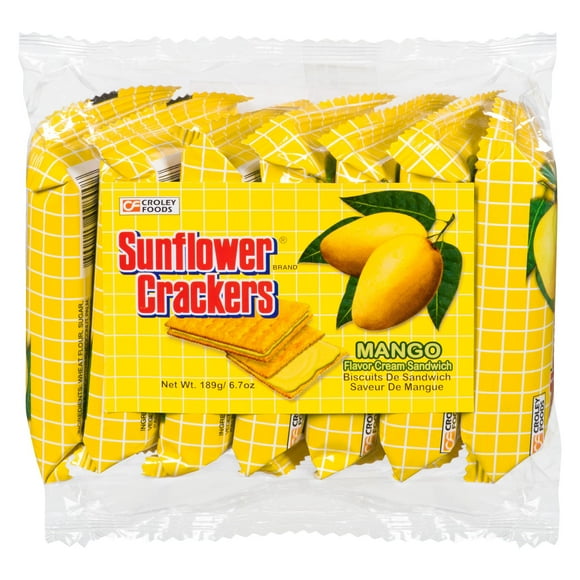 Croley Foods Sunflower Crackers Mango Sandwich, 189 g