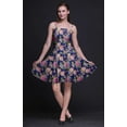 thumbnail image 3 of Bimba Robe d'Été Sans Manches Mini Fluide à Fleurs pour Femmes Robe de Soleil à Imprimé Floral-Petite, 3 of 5