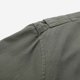thumbnail image 3 of Blusa y camisa de manga larga con cuello alto para hombre, estilo casual, de cuero sólido, con bolsillos y cuello alto, chaqueta de motociclista, blusa de algodón para hombre, 3 of 8