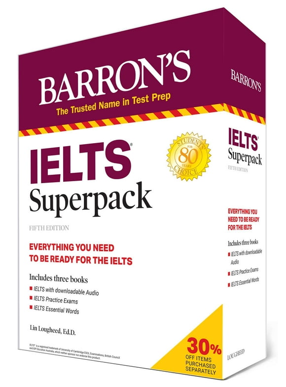 Barron's Test Prep: IELTS Superpack (Paperback)